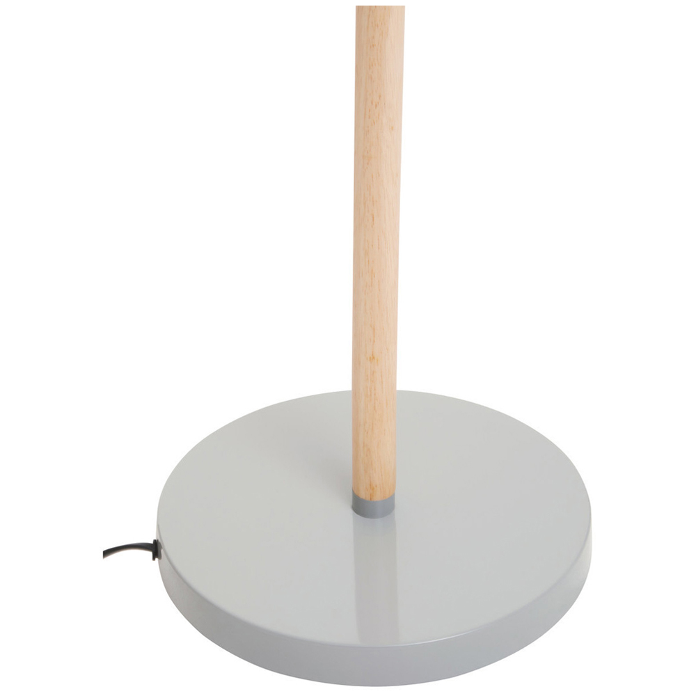 Premier Housewares Matte Grey Floor Lamp Image 6