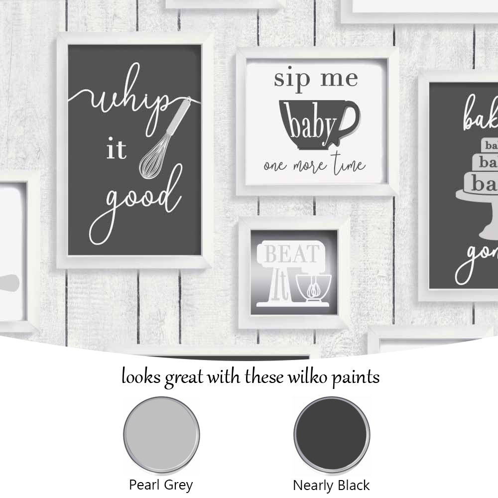 Contour Framed Quotes Black and White Wallpaper Image 5