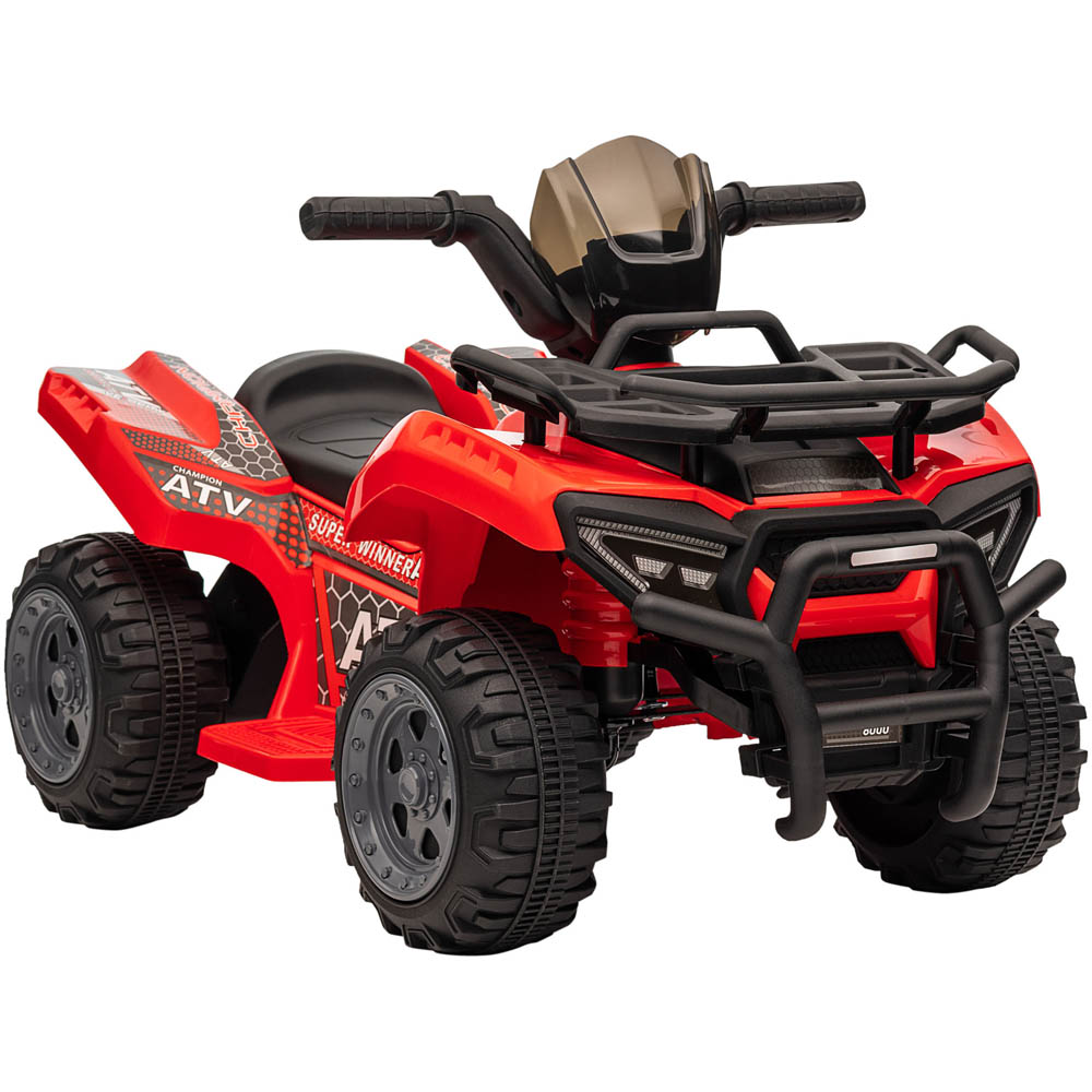 Tommy Toys Toddler Ride On Electric Quad Bike Red 6V Image 1