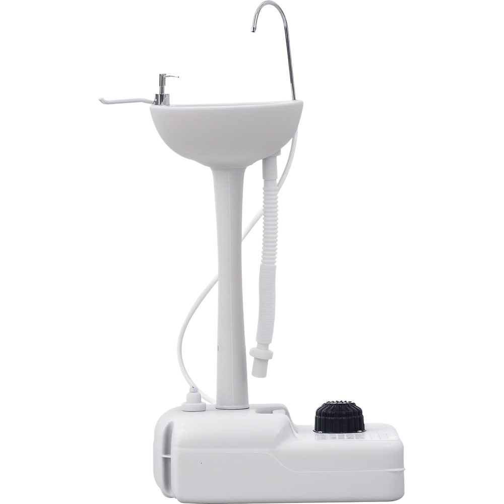 Outsunny 17L Portable Camping Sink with Towel Holder and Soap Dispenser Image 1