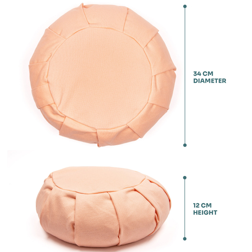 Myga Zafu Pink Yoga Meditation Cushion Image 3