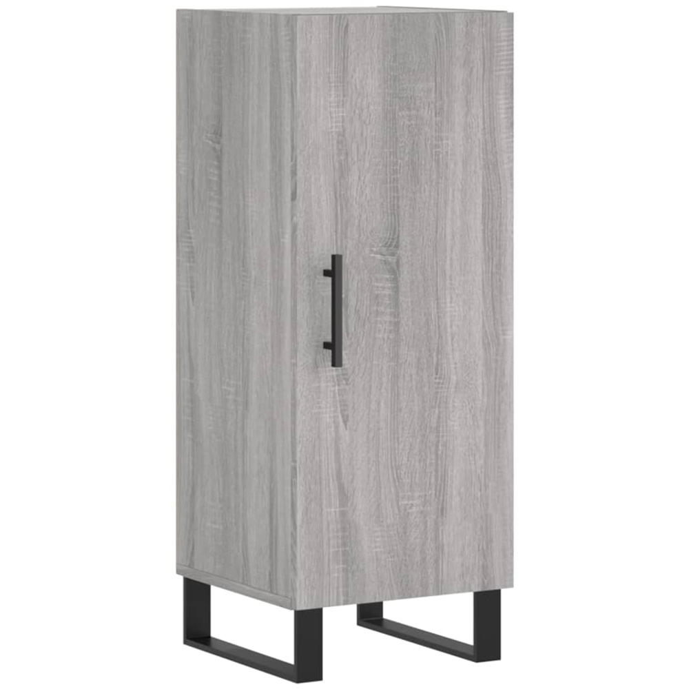 vidaXL Single Door Grey Sonoma Sideboard Image 2