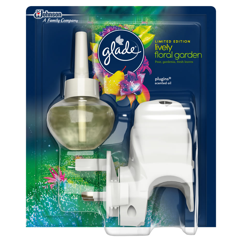 Glade Electric Plug In Limited Edition Lively Floral Garden Wilko