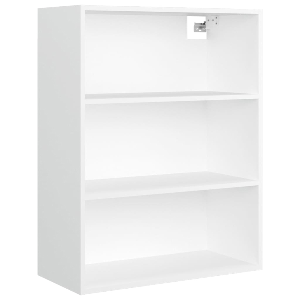 vidaXL 3 Shelf White Wall Mounted Cabinet Image 2