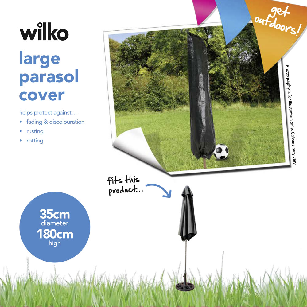 Wilko Giant Parasol Polyethylene Cover Image 2