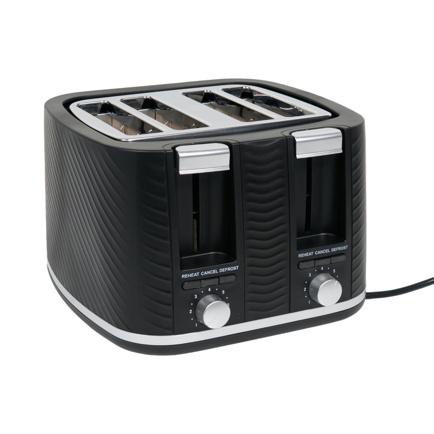 Revolve 4 Slot Toaster Black Image 12