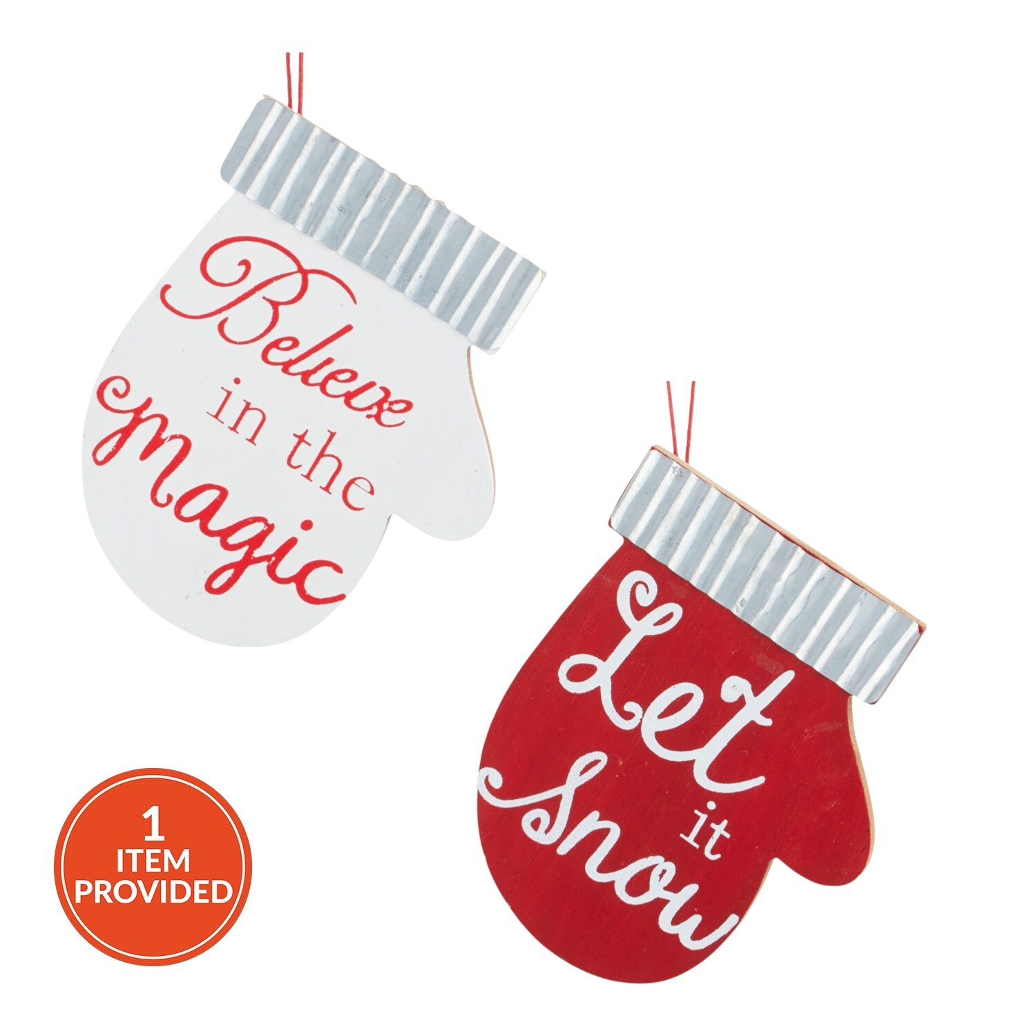 Christmas Glove Decoration Image 1