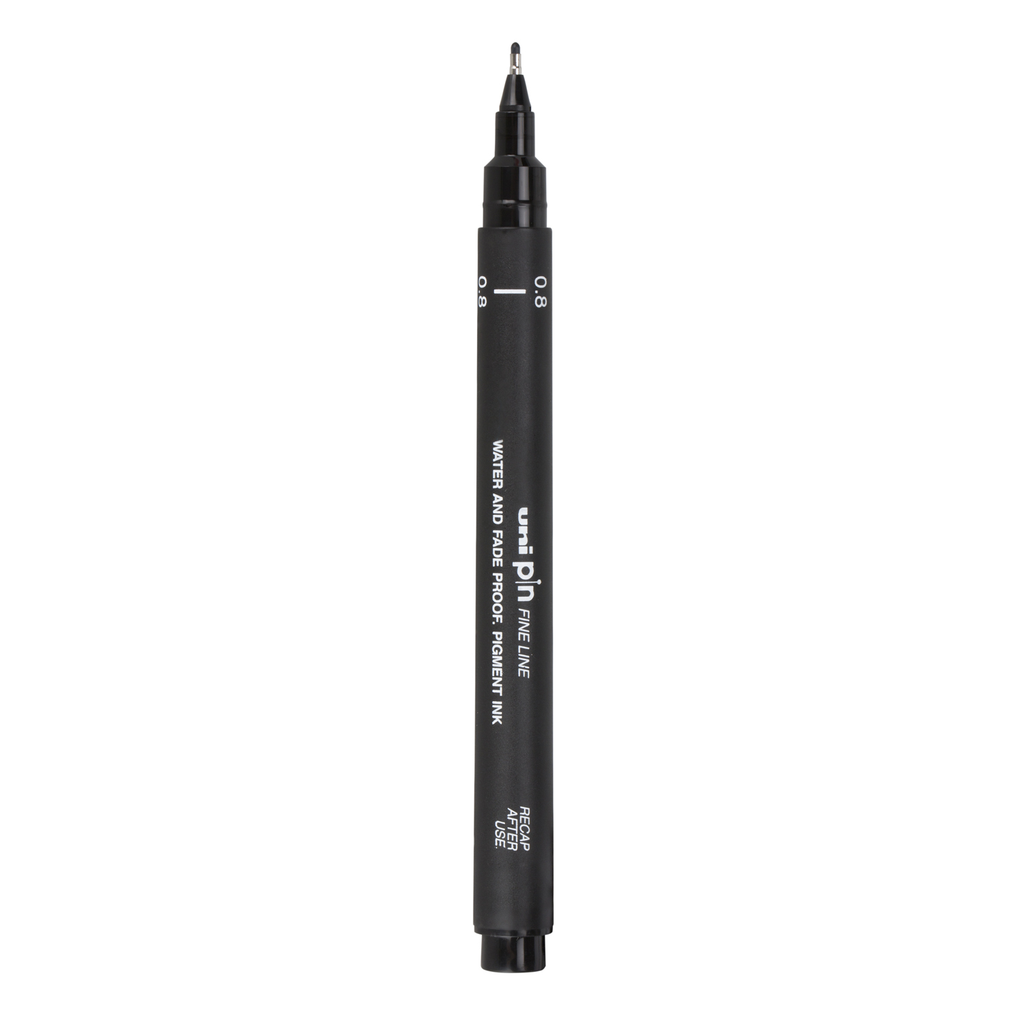Uniball Pin Fine Liner Drawing Pen - Black / 0.8mm Image 2