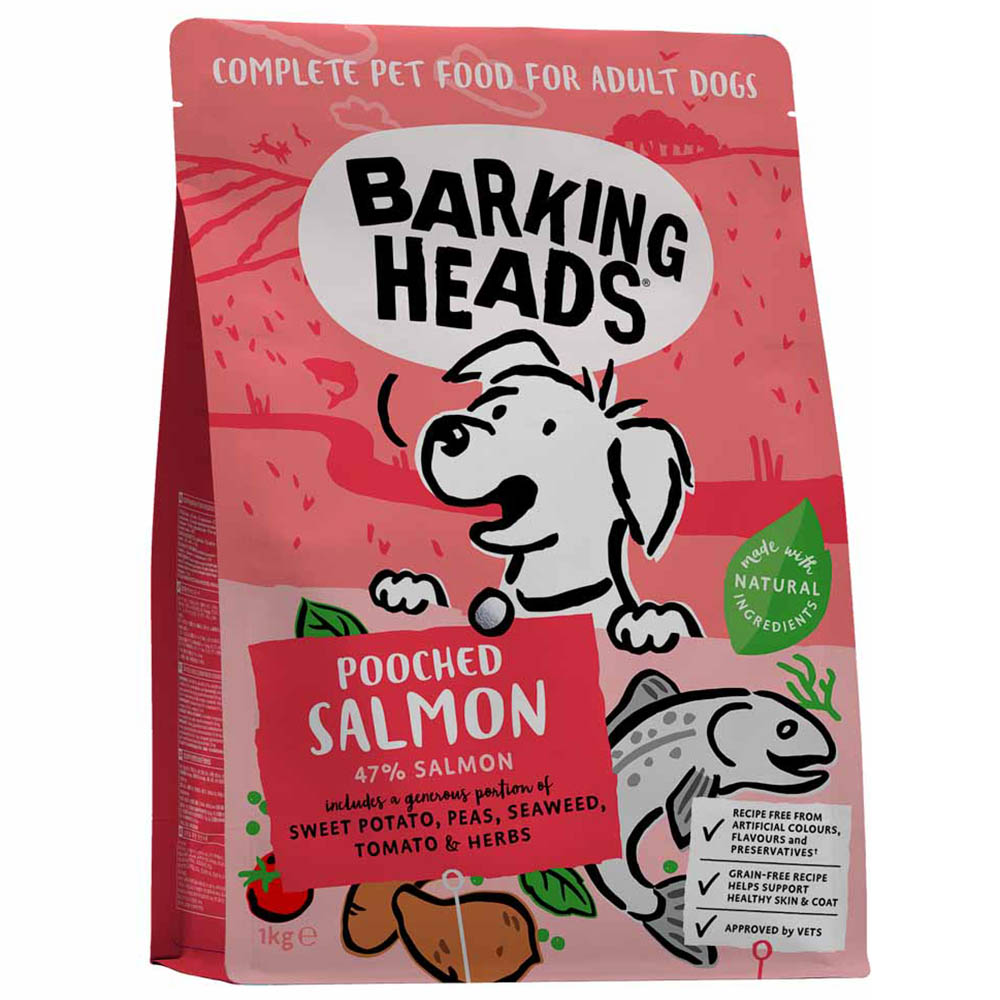 Barking Heads Pooched Salmon 1kg Image 1