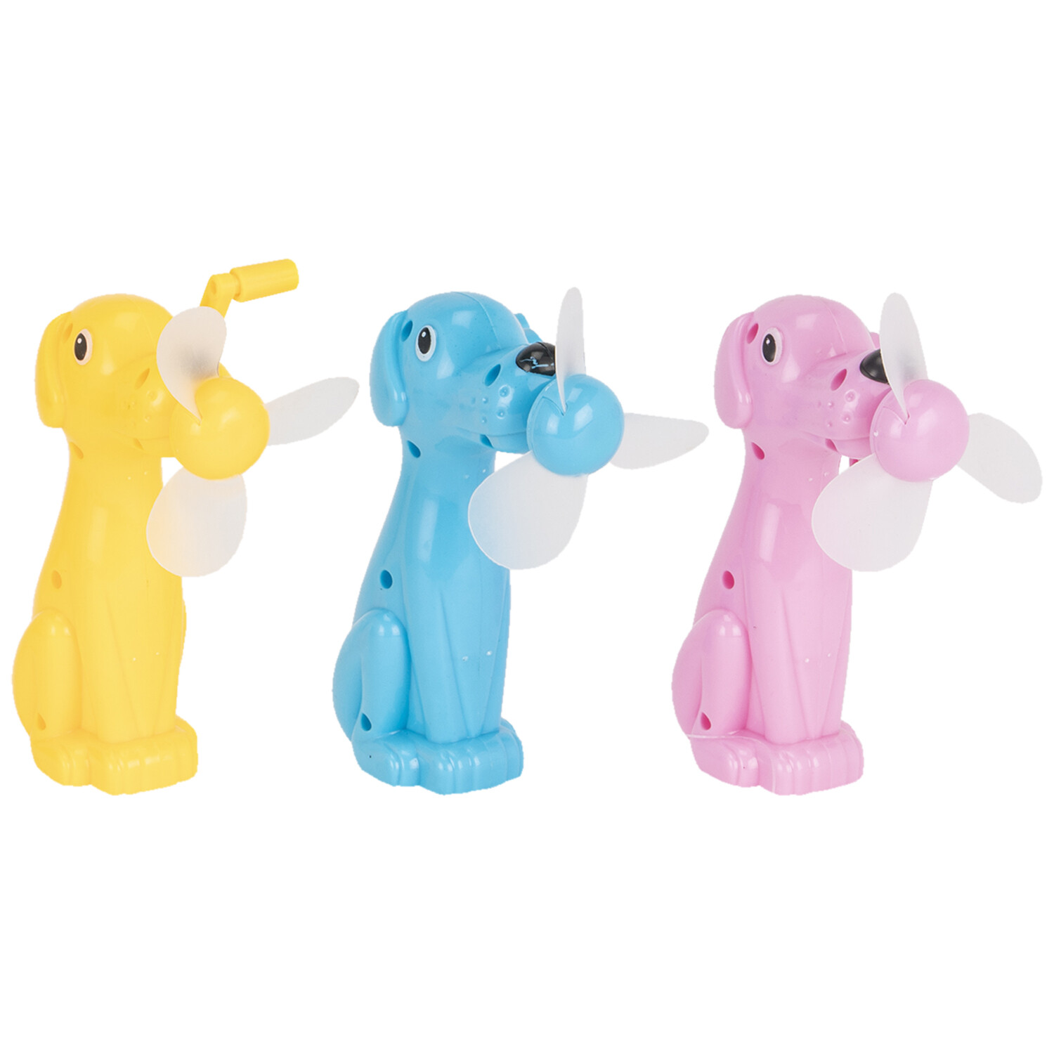 Dog Shaped Hand Held Fan Image