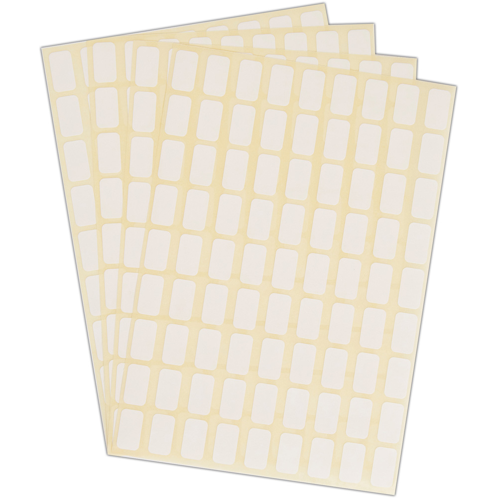 Blick White Rectangular Self Adhesive Warehouse Label 9 x 16mm 3360 Pack Image 5