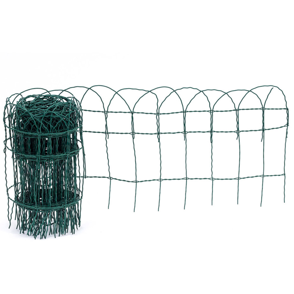 Plastic Borderfence - Green / 65cm Image 1