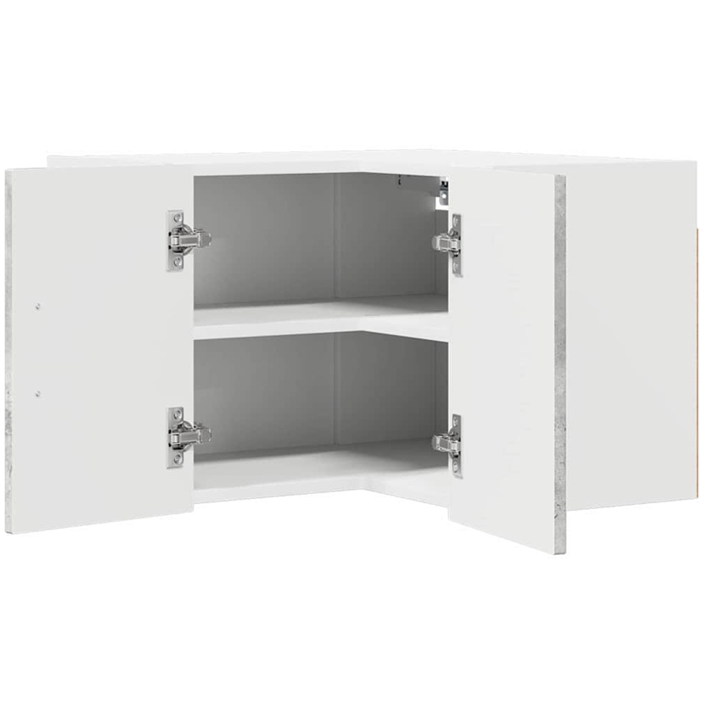 vidaXL Kalmar 2 Door Concrete Grey Wall Kitchen Cabinet Image 5