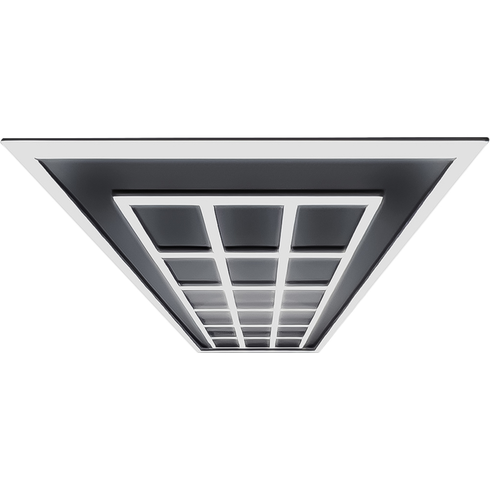 Ener-J 18 Square Designer Ceiling Light with Frame Image 1
