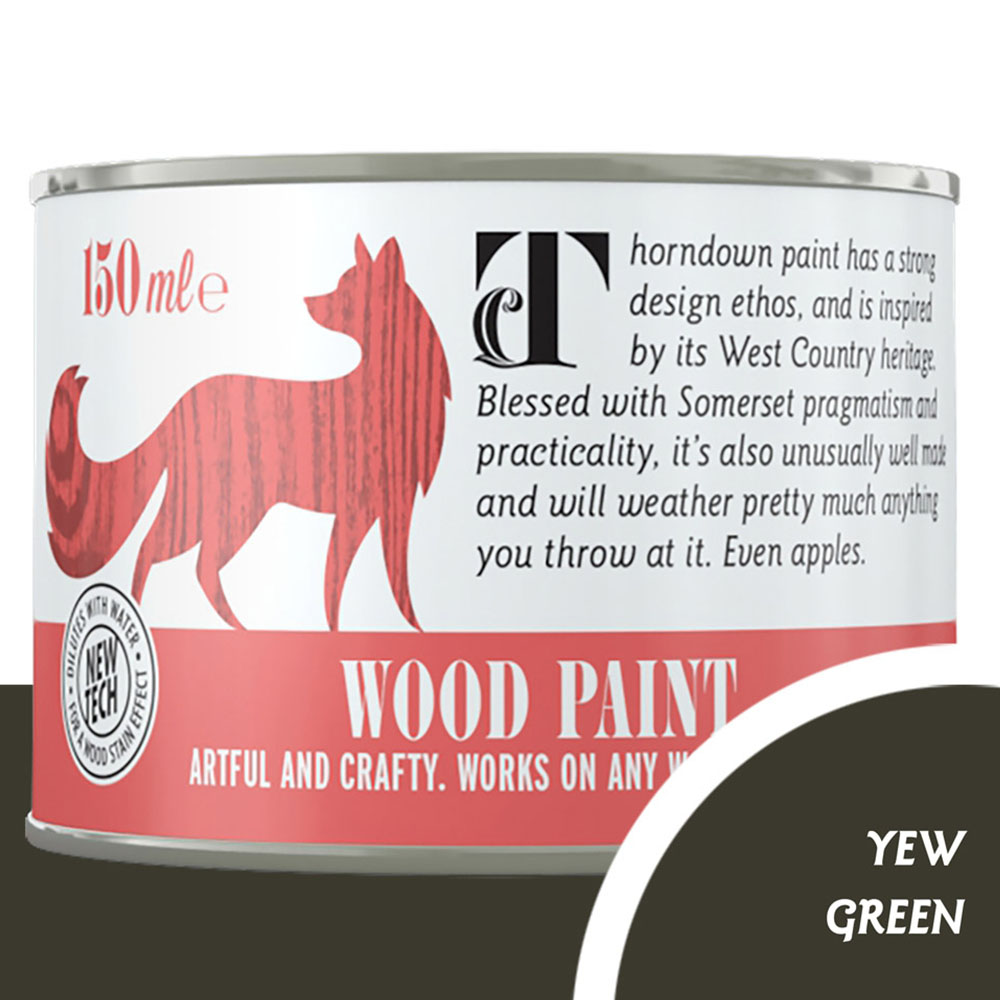 Thorndown Yew Green Wood Paint 150ml Image 3