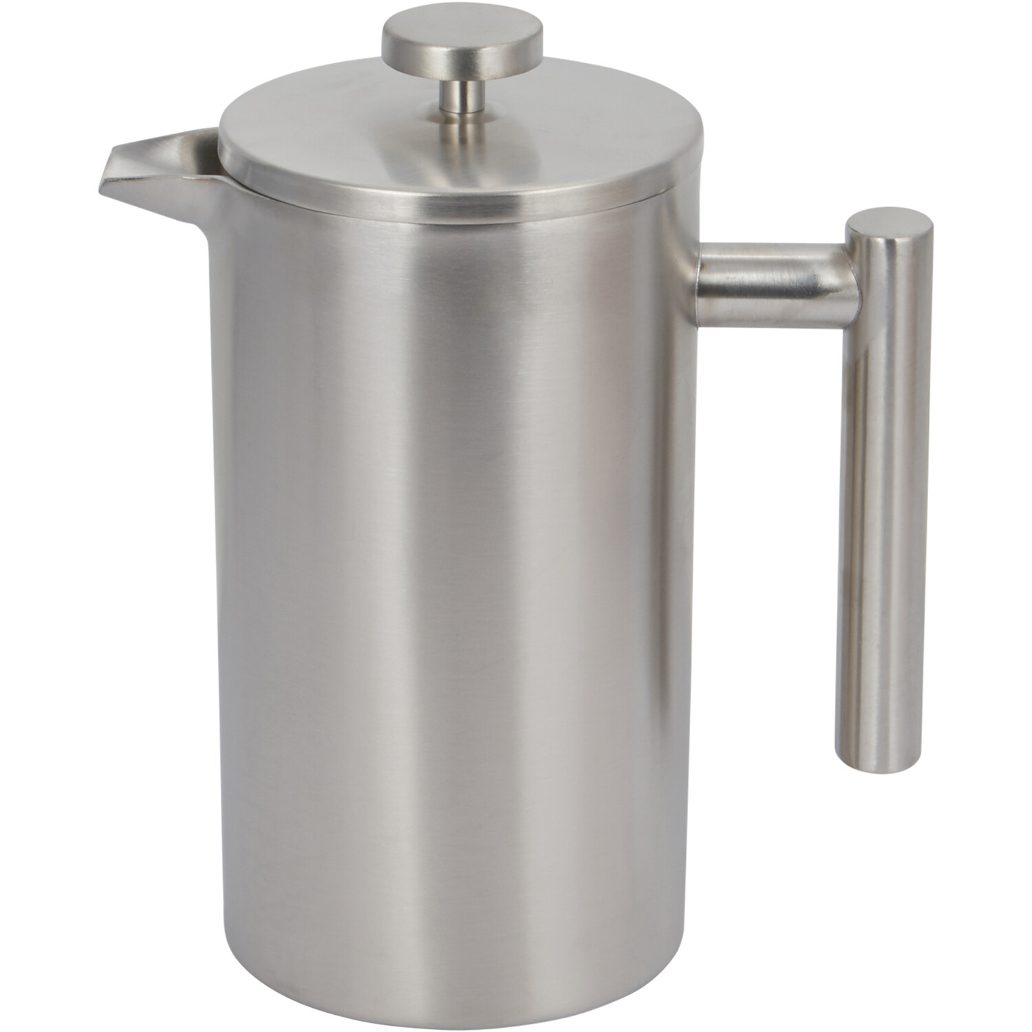 1L Stainless Steel Cafetiere - Silver Image 1