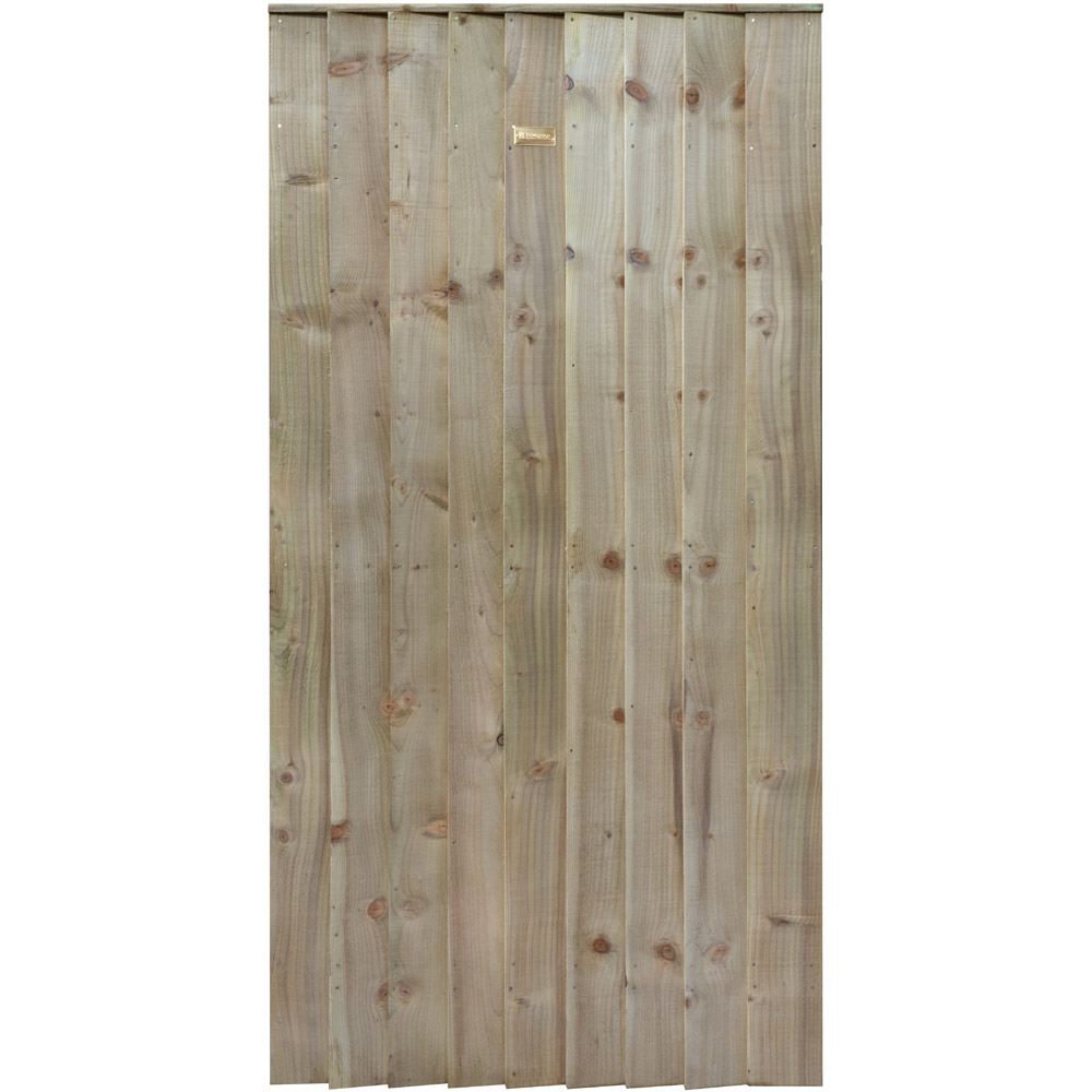 Rowlinson Featheredge Square Top Wooden Gate Image 1