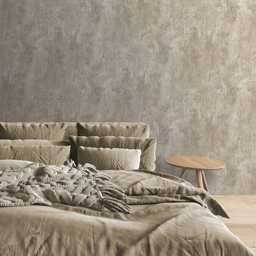 Muriva Cove Cream Textured Wallpaper Image 4