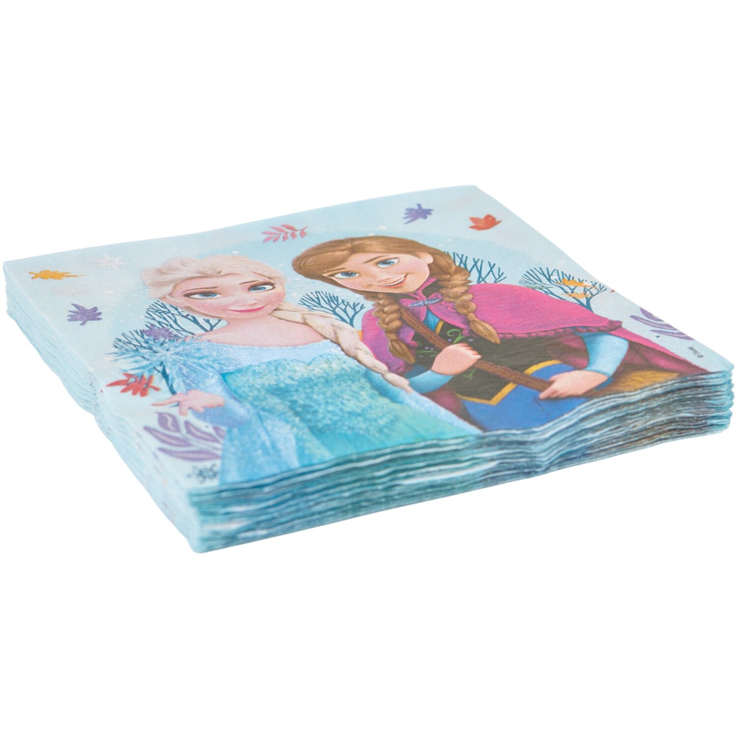Pack of 20 Frozen Idyllic Napkins Image 4