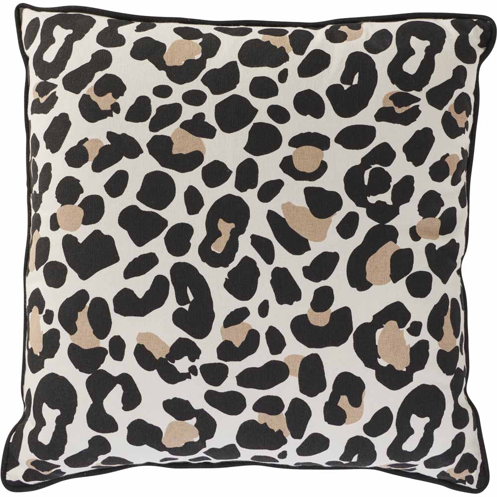 Wilko Urban Leopard Print Cushion 43x43cm | Wilko