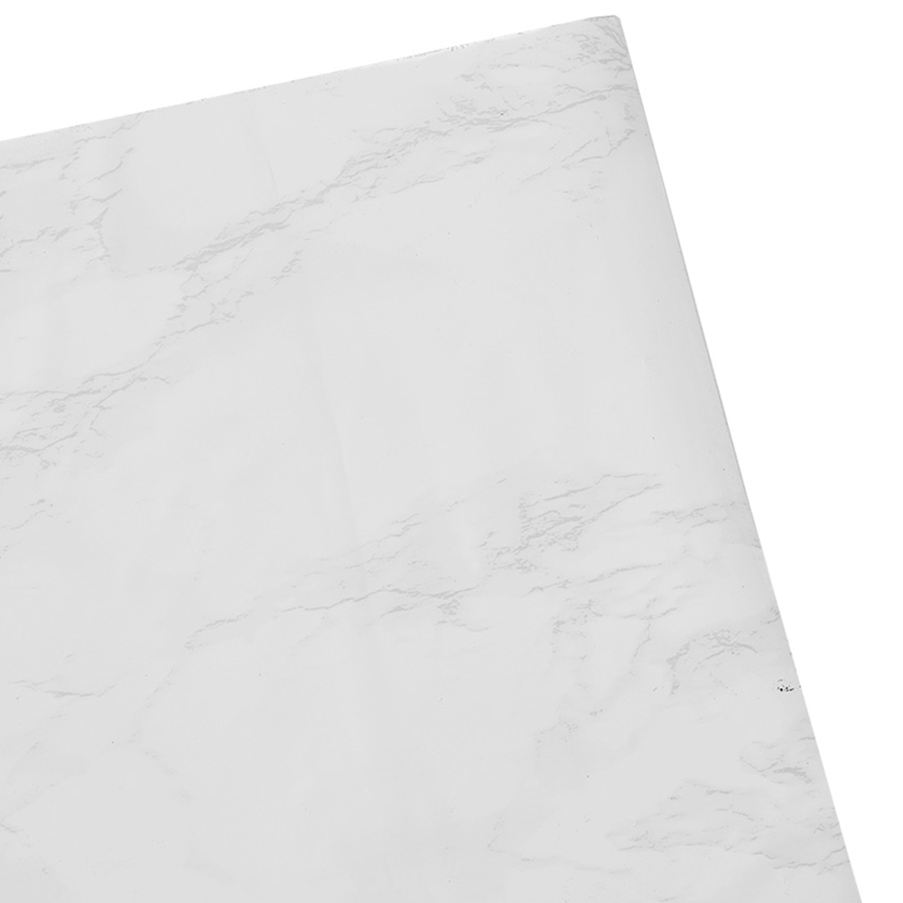 Living and Home Marble Effect White PVC Self Adhesive Wallpaper Image 3