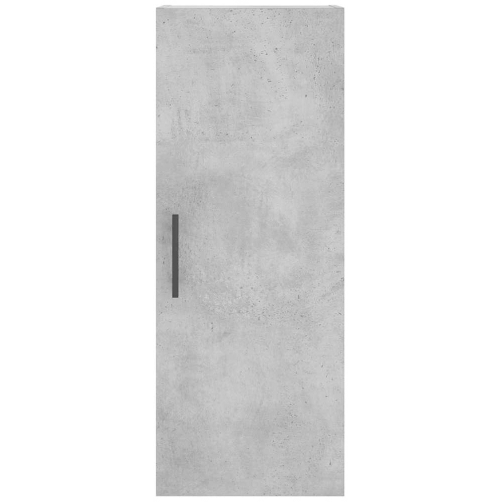 vidaXL 2 Door Concrete Grey Slim Highboard Image 8