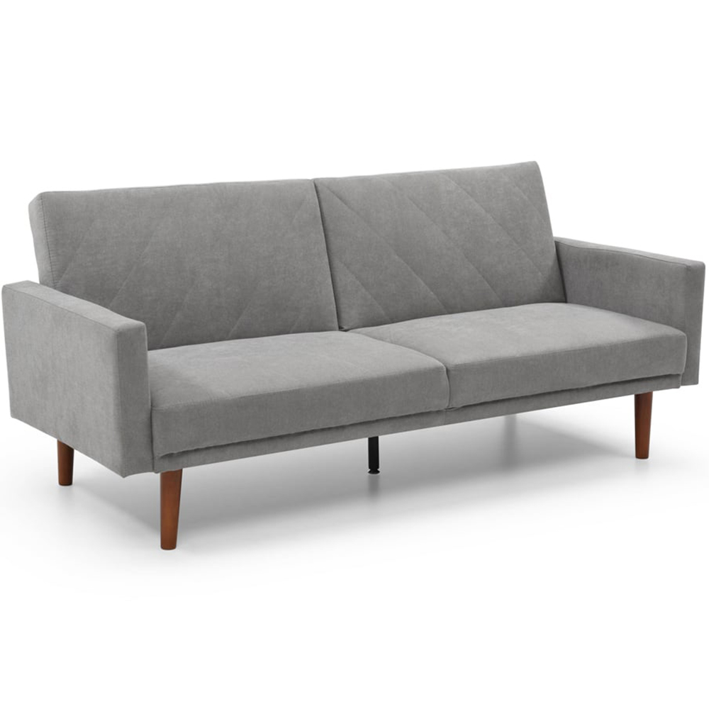 Shankar Relax 3 Seater Mustard Linen Effect Sofa Bed Image 2