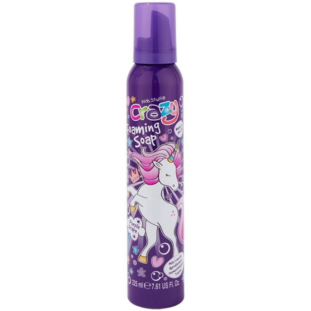 Kids Stuff Purple Grape Crazy Foaming Soap 225ml Image 1