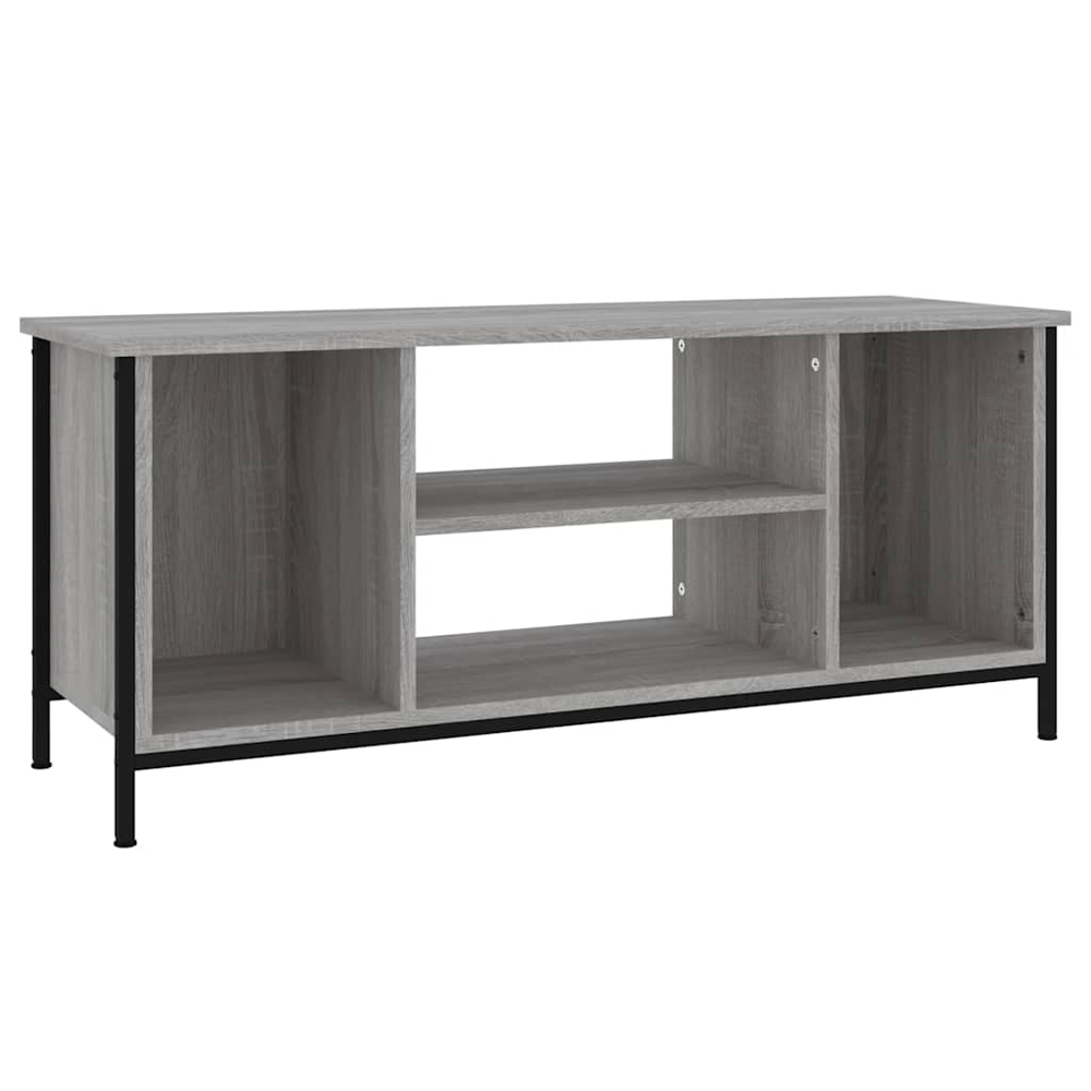 vidaXL 4 Shelf Grey Sonoma TV Cabinet Image 2