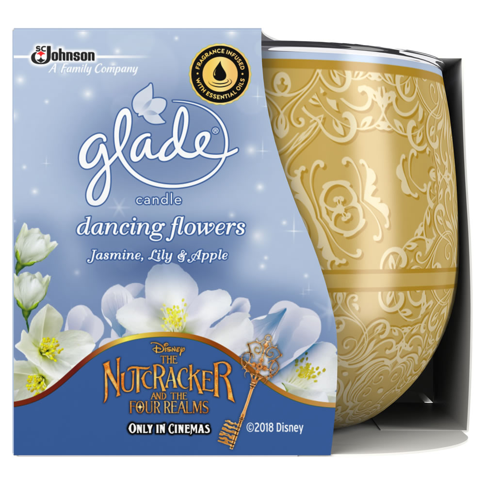 Glade Dancing Flowers Scented Candle Jar 120g Image