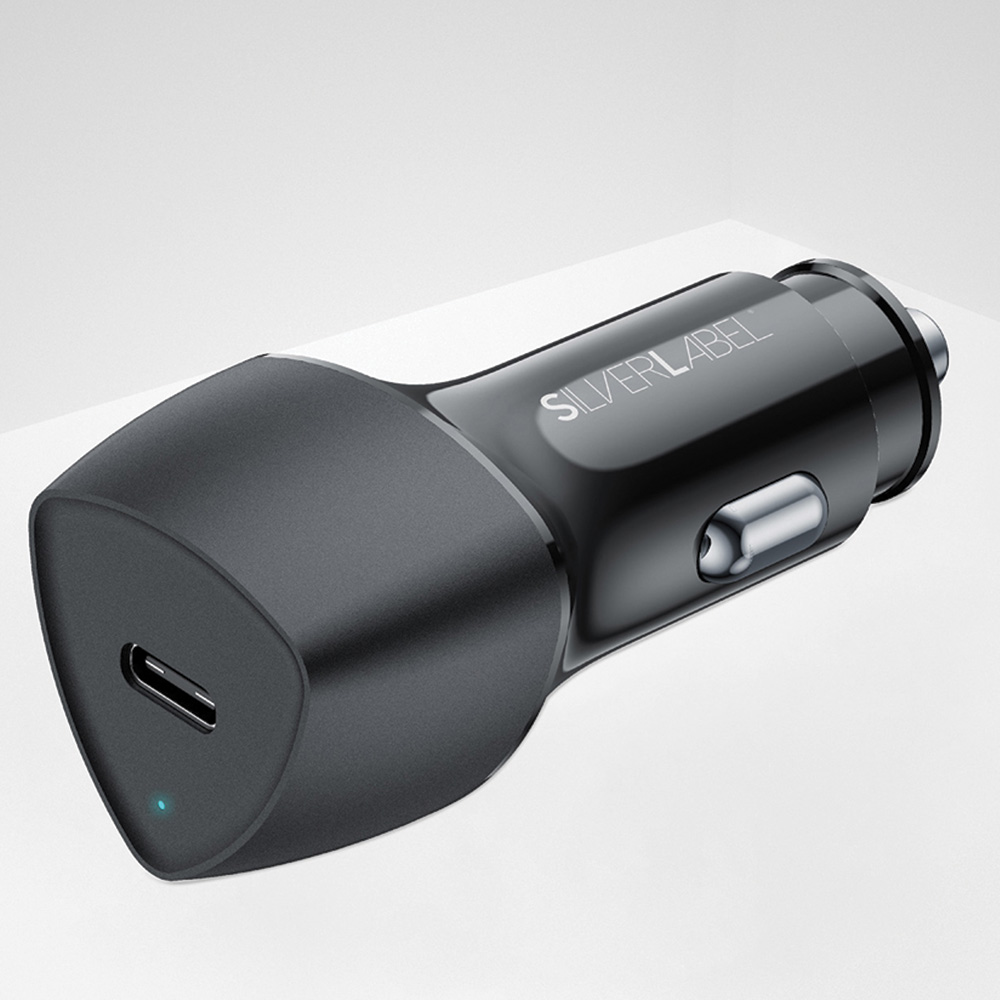 SilverLabel Black PD Car Charger 20W Image 7