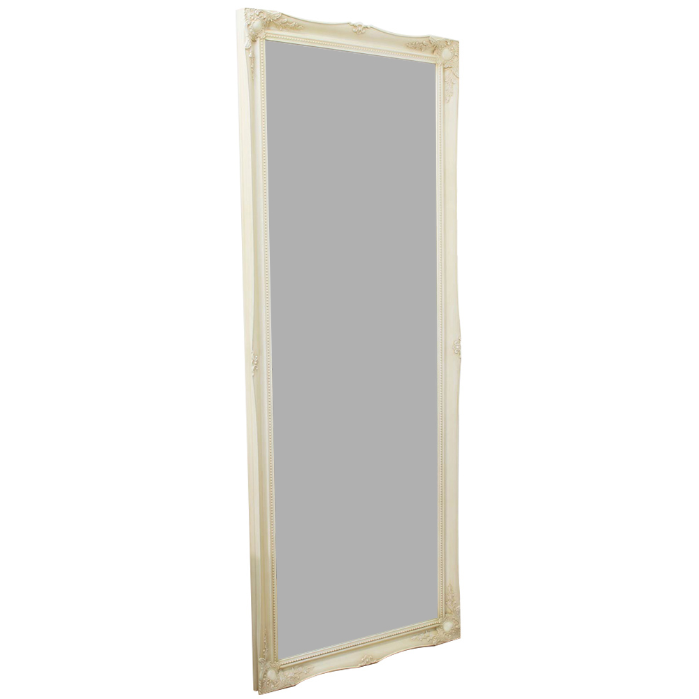 Hamilton Cream Shabby Chic Design Full Length Mirror 198 x 75cm Image 1