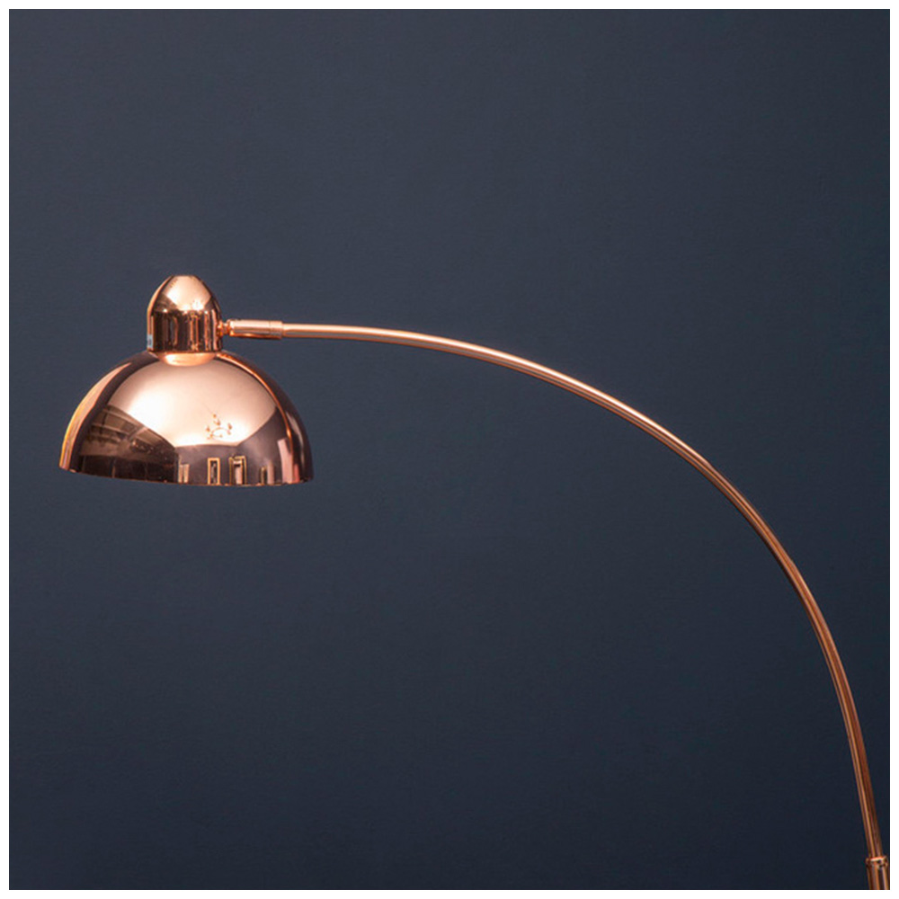 Premier Housewares Copper Floor Lamp Image 2