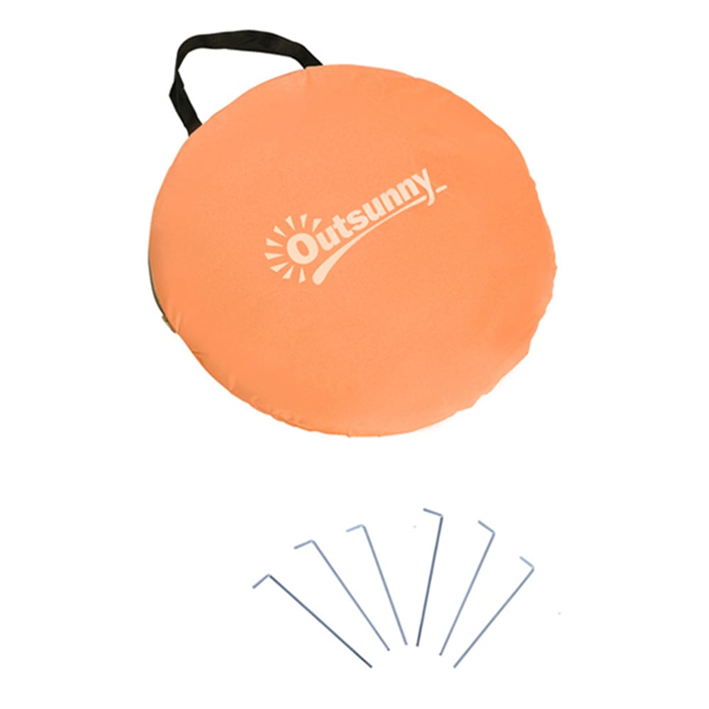 Outsunny 2 Person Pop Up Shelter Orange Image 3