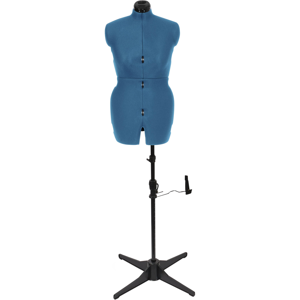 Sewing Online FG266 Wedgewood Blue Adjustable 8-Part Dressmakers Dummy Trouser Form Medium Image 2