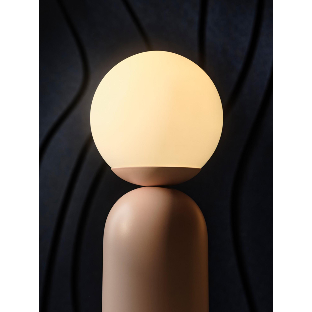 Nordlux Notti Dusty Rose Opal Glass Shade Table Lamp Image 8