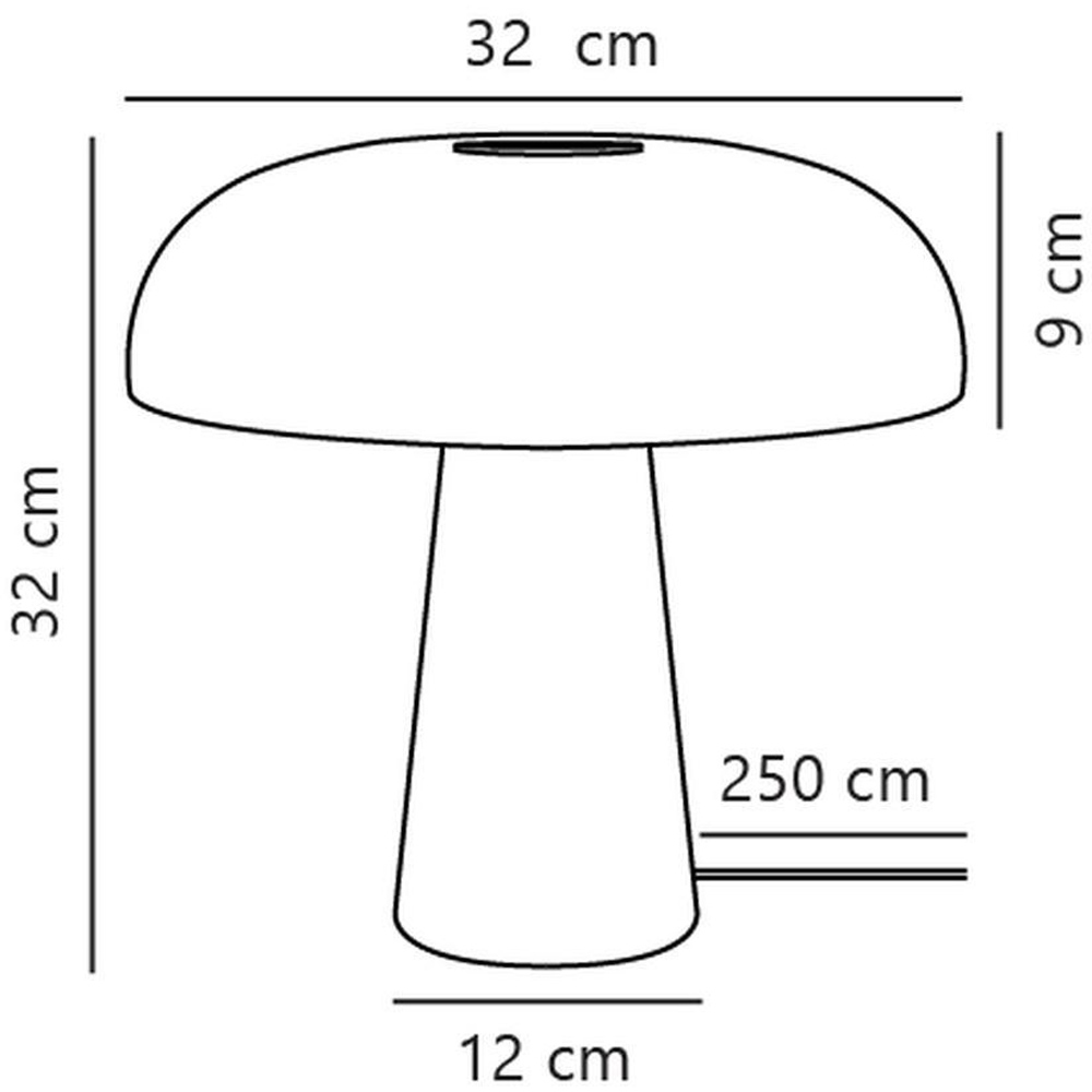 Nordlux Glossy Grey Table Lamp Image 6