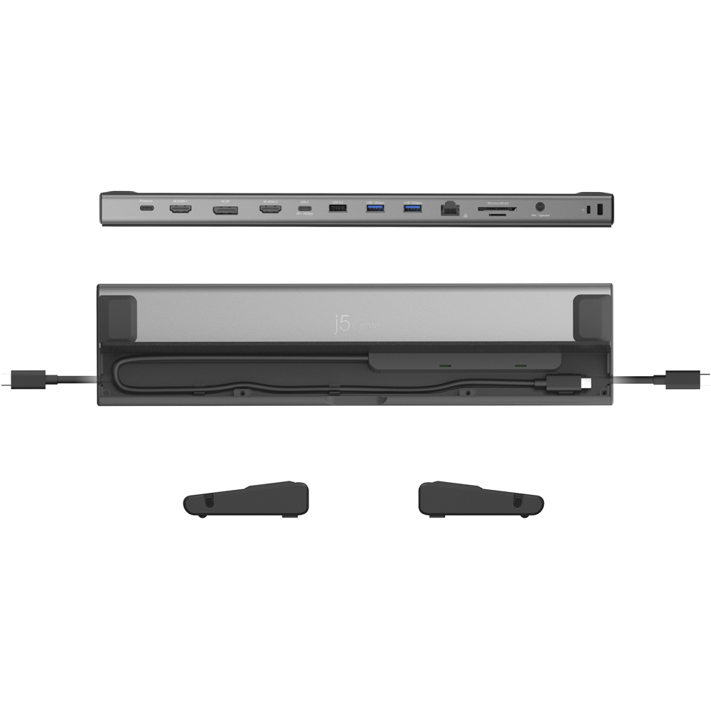 J5 Create USB4 Triple 4K Display Docking Image 2