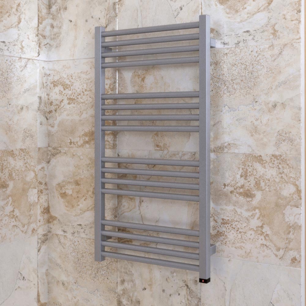 Terma Fiona One 1364BTU Sparkling Gravel Taupe Electric Tower Rail 900 x 480mm Image 2