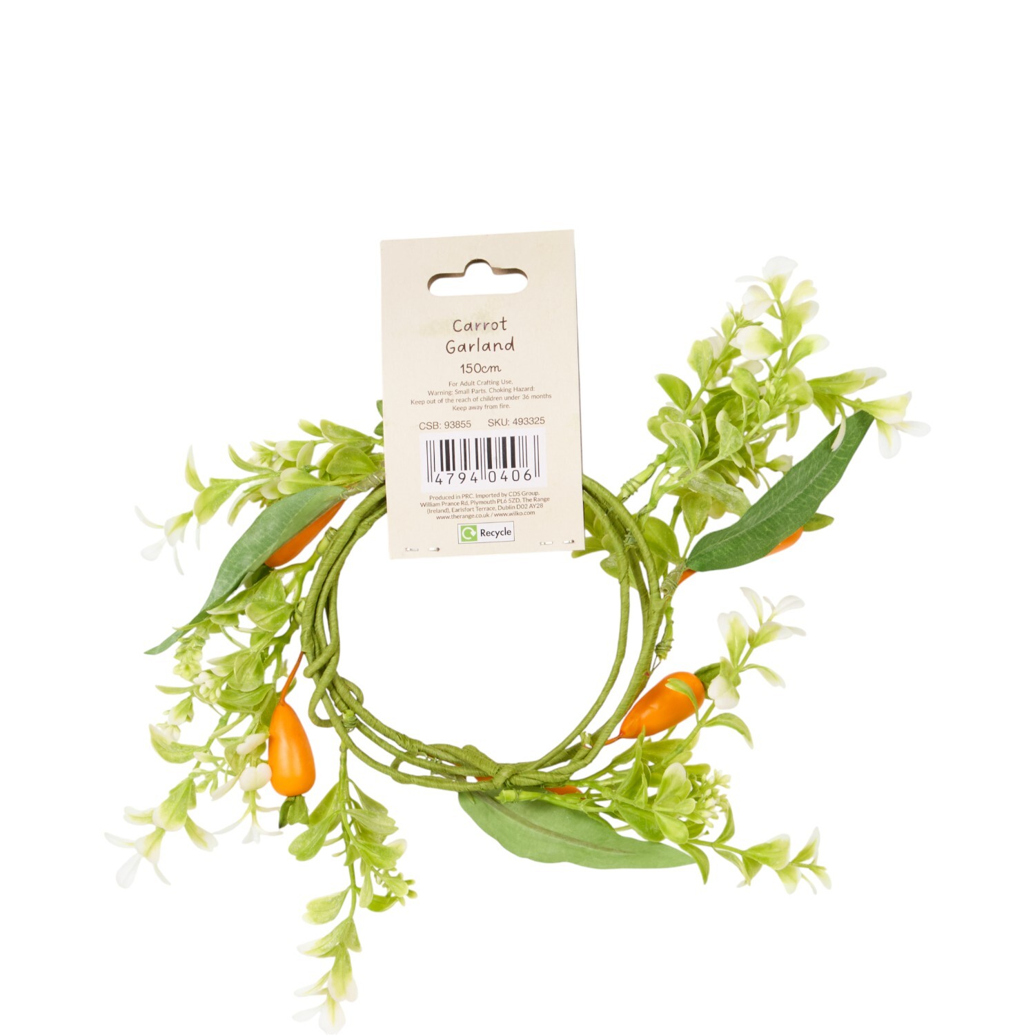 Easter Carrot and Leaf Garland Image 4