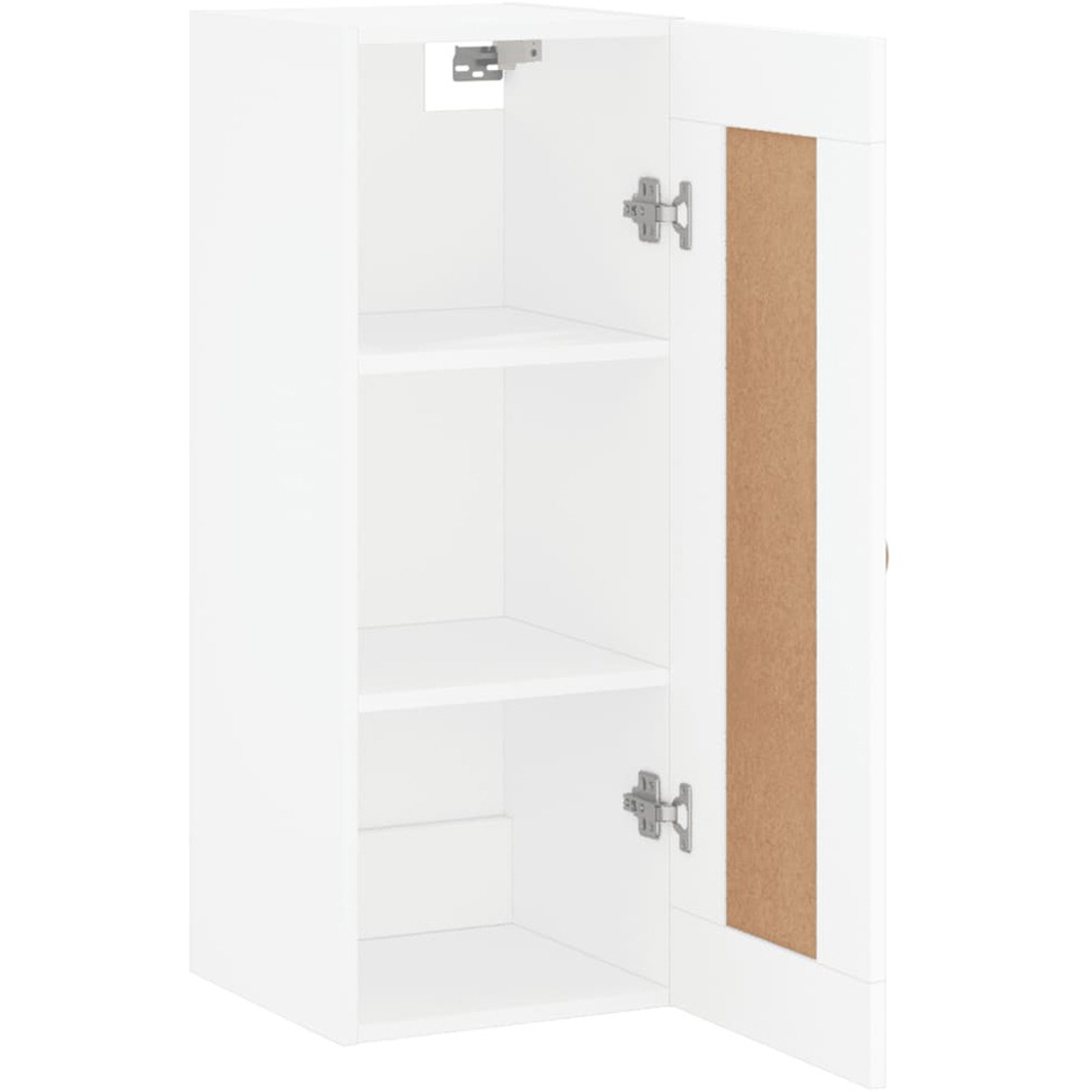 vidaXL Single Door White Wall Mounted Cabinet Image 4