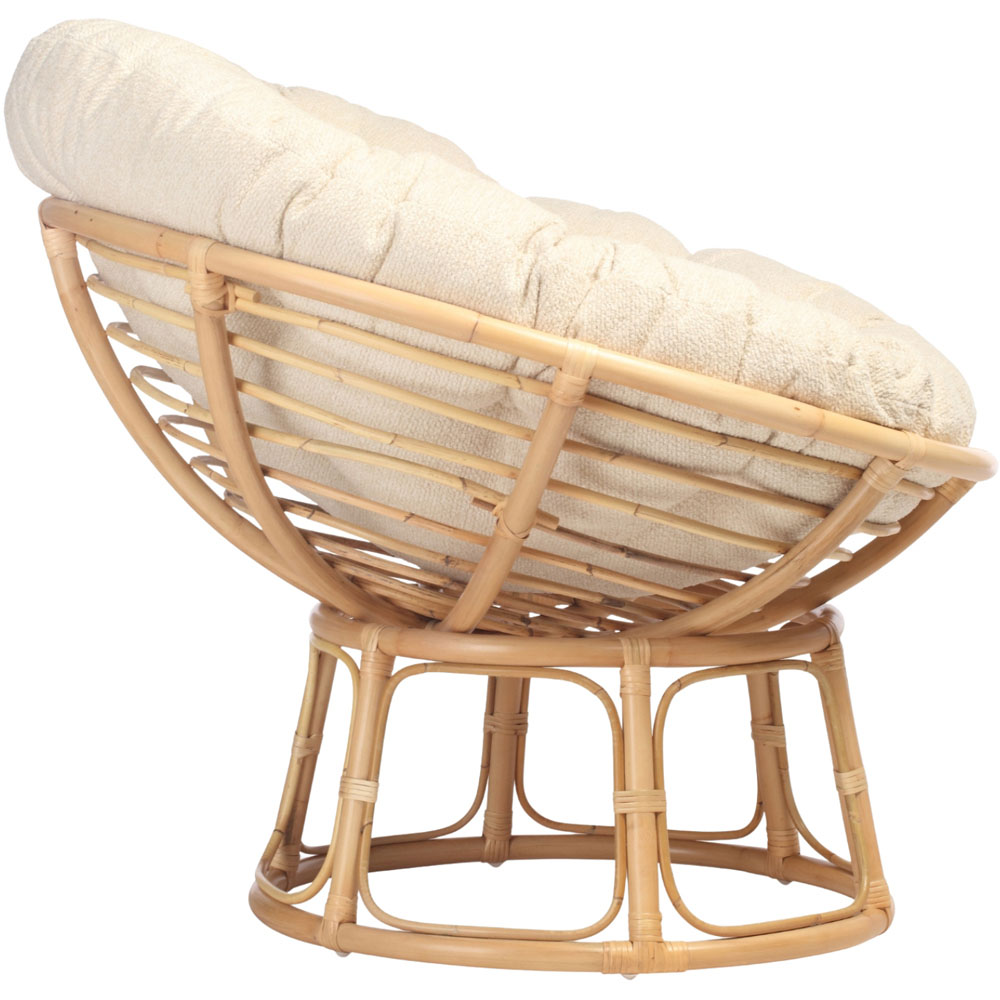 Desser Furniture Papasan Natural and Shadow Cloud Chair Image 3
