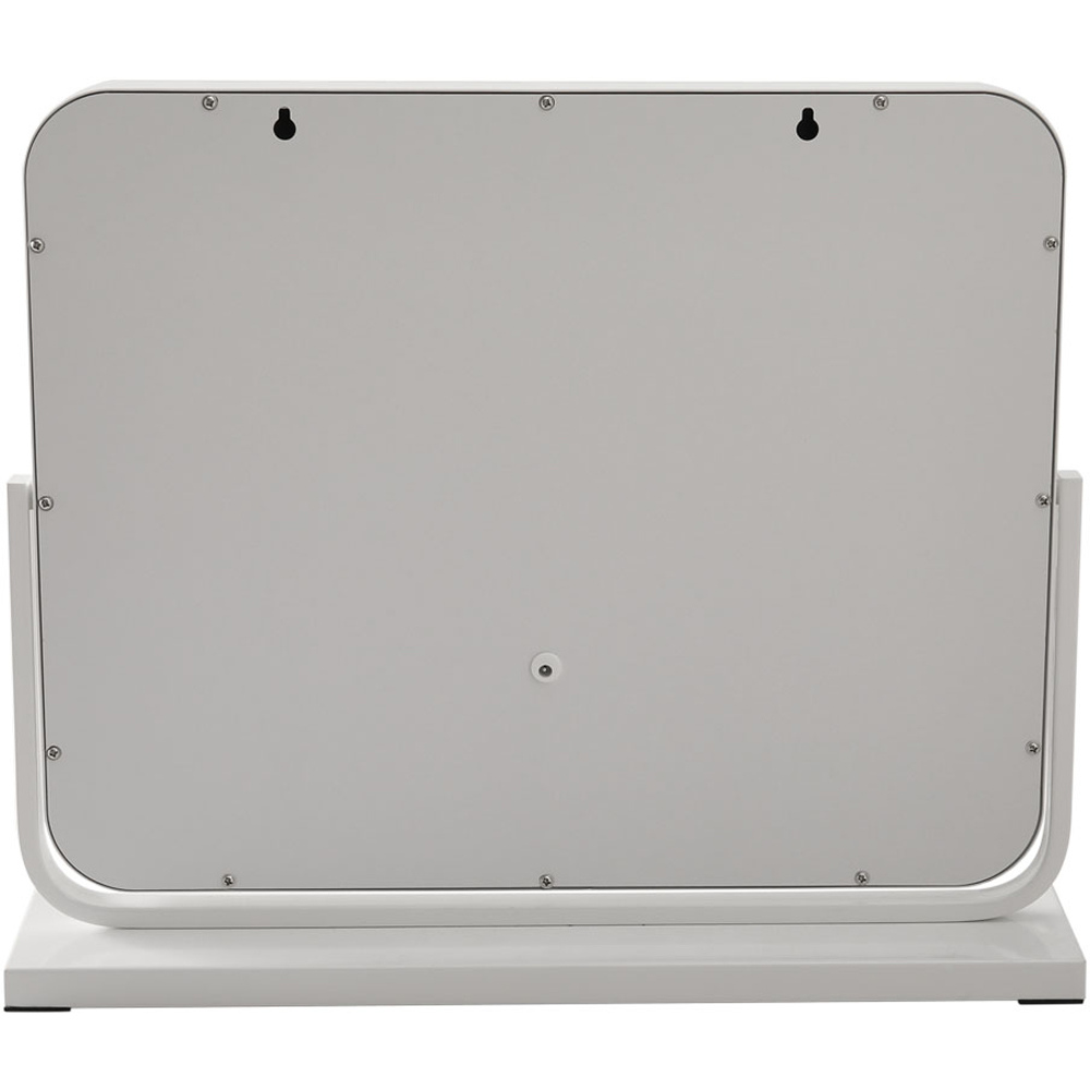 Living and Home White Frameless Hollywood LED Makeup Mirror Image 4