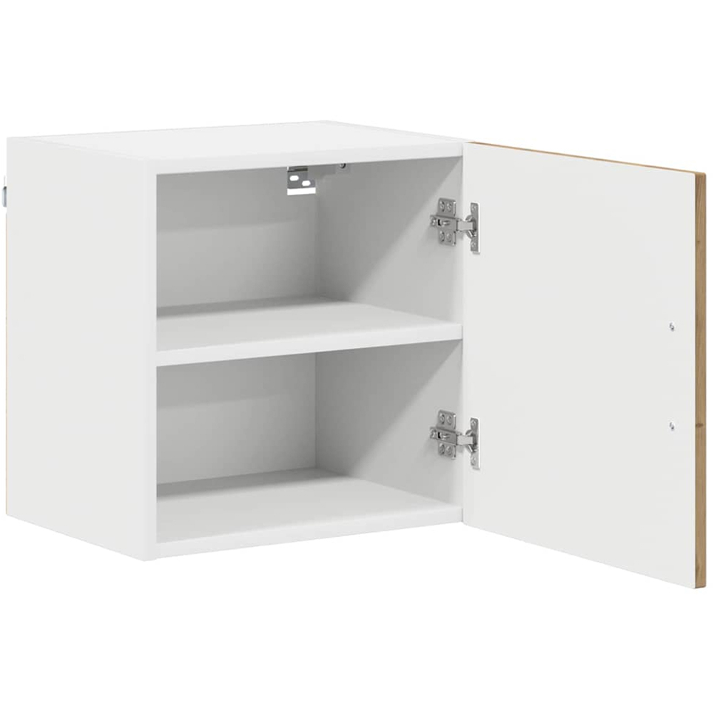 vidaXL Kalmar Single Door Artisan Oak Wall Mounted Square Kitchen Cabinet Image 5