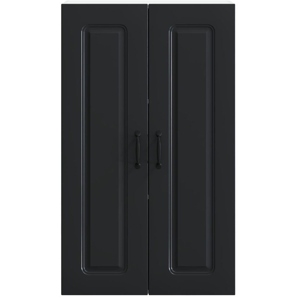vidaXL 2 Door Black Kitchen Wall Cabinet Image 4