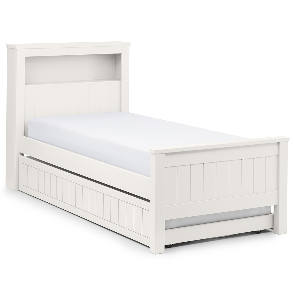 Julian Bowen Maine Single Surf White Bookcase Bed Image 6
