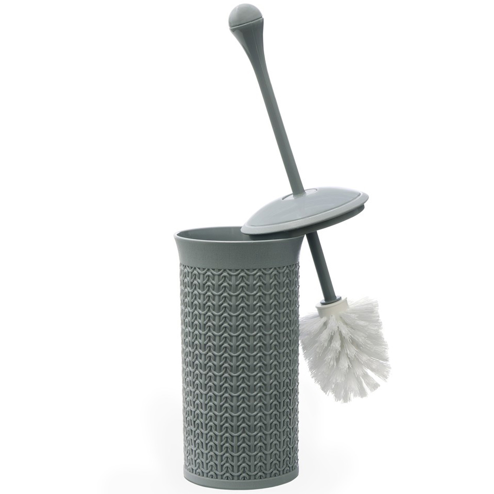 Grey toilet brush deals
