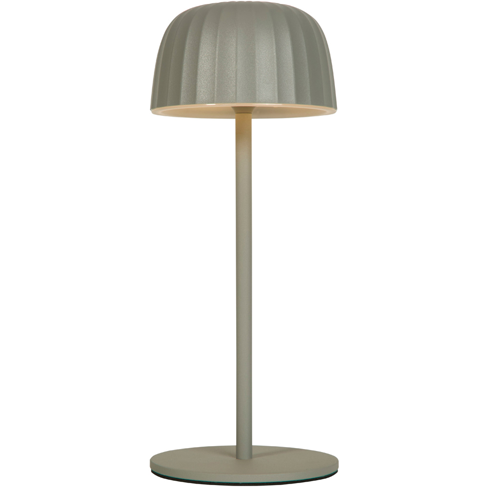 Lighting Collection Boyd Grey Rechargeable LED Table Lamp Image 3