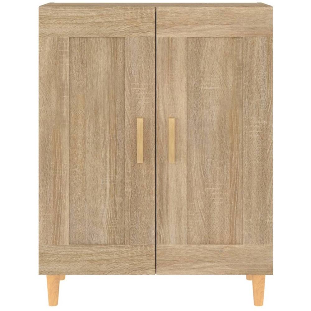vidaXL 2 Door Sonoma Oak Sideboard Image 7