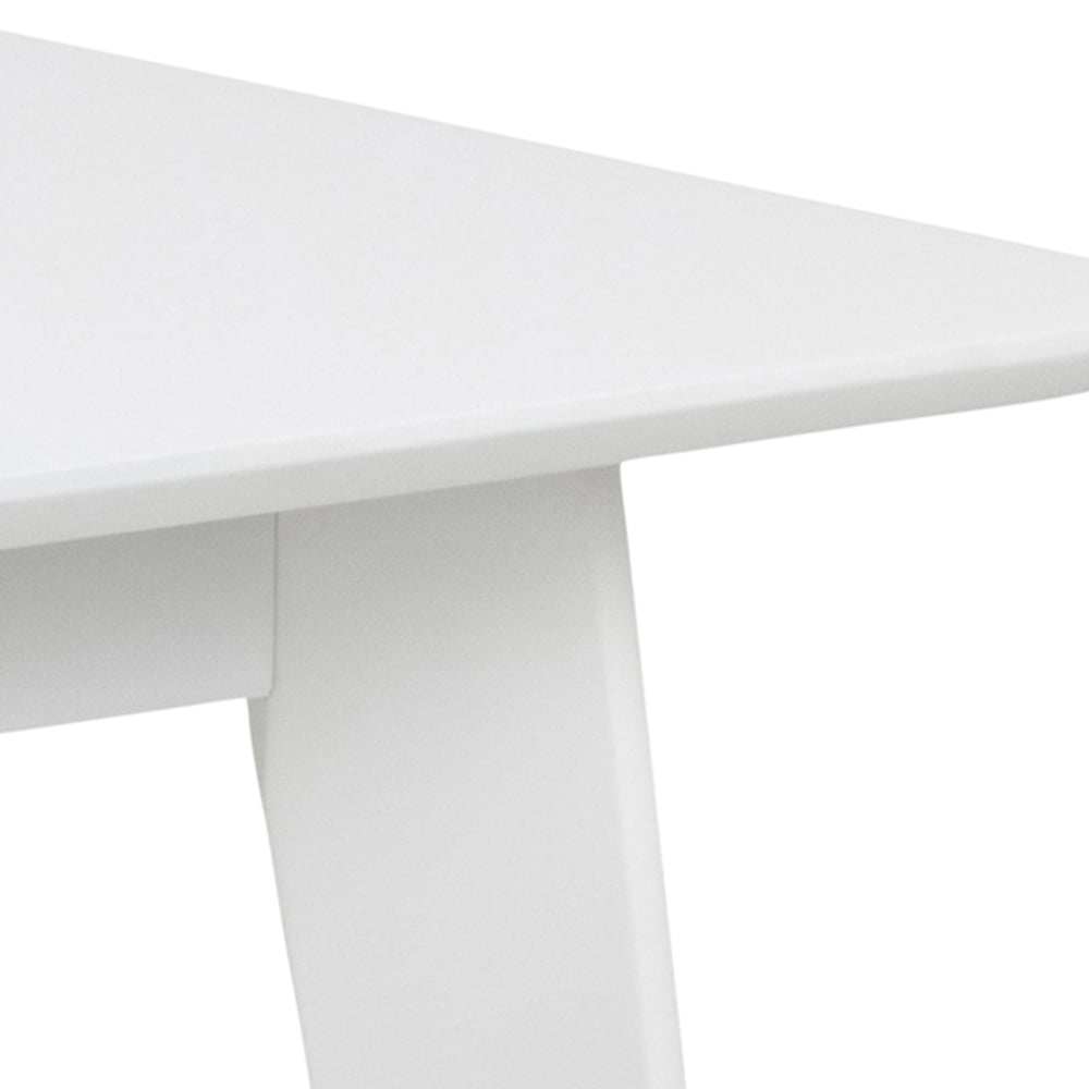 Florence Roxby 4 Seater Extending Square Dining Table White Image 5